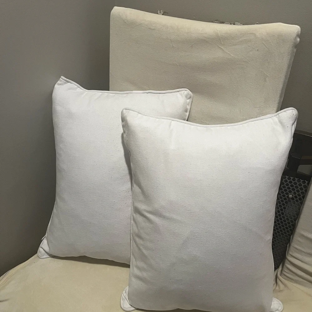 Gray Bird Pattern Throw Pillows